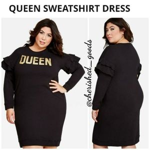 💖QUEEN SWEATSHIRT DRESS💖